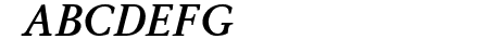Ingleby Bold Italic