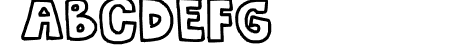 the bubble letters