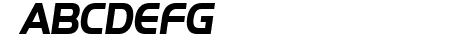 SF Fourche Bold Italic