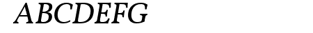 Vollkorn Italic