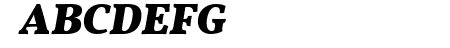 Vollkorn Bold Italic