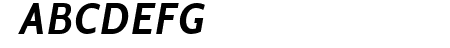 Cabin Bold Italic