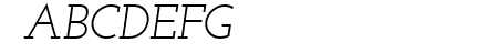 Josefin Slab Italic