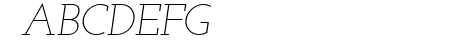 Josefin Slab Light Italic