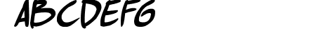 comic huslte Bold Italic