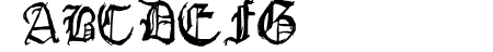 Drawn Old English