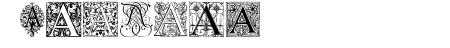 Ornamental Initials A