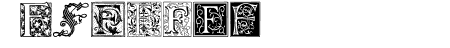 Ornamental Initials F