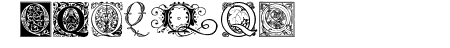 Ornamental Initials Q
