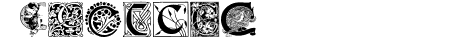 Art Nouveau Initials C