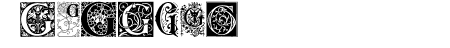 Ornamental Initials G
