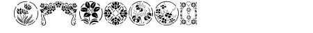 Floral Stencil Design