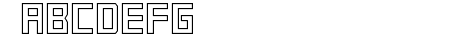 SquareFont Outline