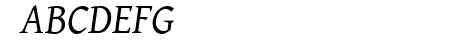 Gentium Basic Italic