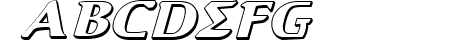 Aegis 3D Italic