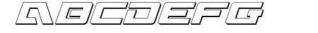 Wildcard 3D Italic