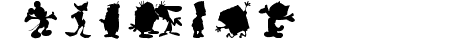 Cartoon Silhouettes