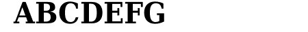 DejaVu Serif Condensed Bo