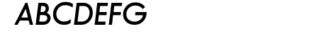 SansSerifFLF-DemiItalic