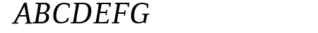 Resavska BG TT-Italic