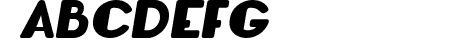 Lemondrop Bold Italic