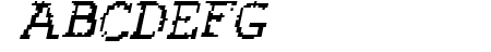 Rubber Biscuit Italic