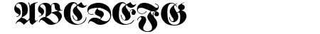 Fette UNZ Fraktur