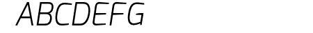Exo Light Italic