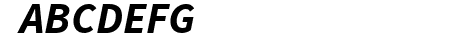 Source Sans Pro Bold Ital