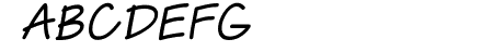 The Urban Way Thin Italic