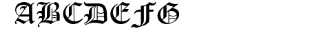 PentaGram s GothikaItalic