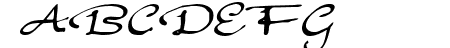 Elegant hand Script