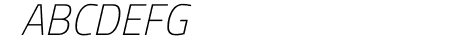 Titillium WebThin Italic