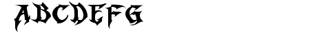 Horst Blackletter Demo