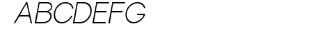 Gravity-Light Italic