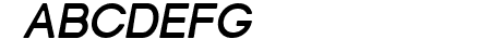 Gravity-Bold Italic