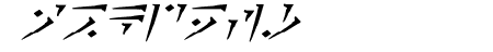 Dovahkiin Italic