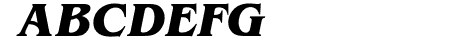 OPTIBrianJamesBold-Italic