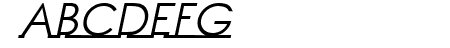 Linearmente-Italic