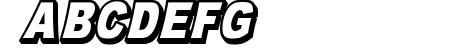 OMNIBLACK Outline Italic