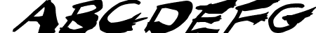 Nightmare Ink Italic