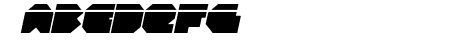 VX Rocket Laser Italic