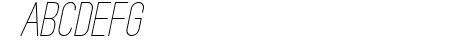 MindBlue Light Italic