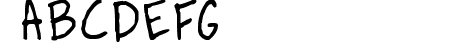BigHonk handwriting