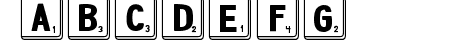 DJB Letter Game Tiles