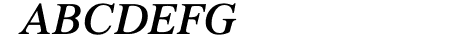 UTMTimesBold Italic