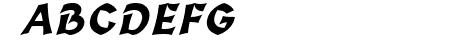 Medieval Sharp Bold Obliq