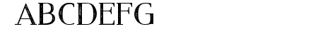 Modern Serif Eroded