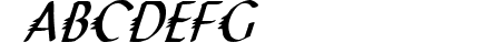 Gypsy Road Condensed Ital