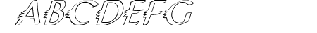 Gypsy Road Outline Italic